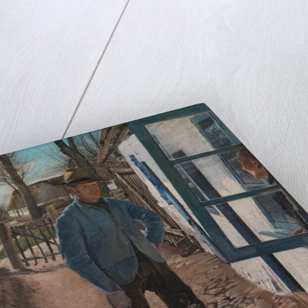 Whitewashing the Old House, 1908 by Laurits Andersen Ring