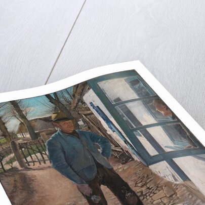 Whitewashing the Old House, 1908 by Laurits Andersen Ring