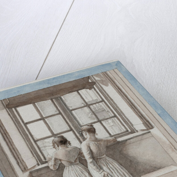 At a Window in the Artist's Studio, 1852 by Christoffer-Wilhelm Eckersberg