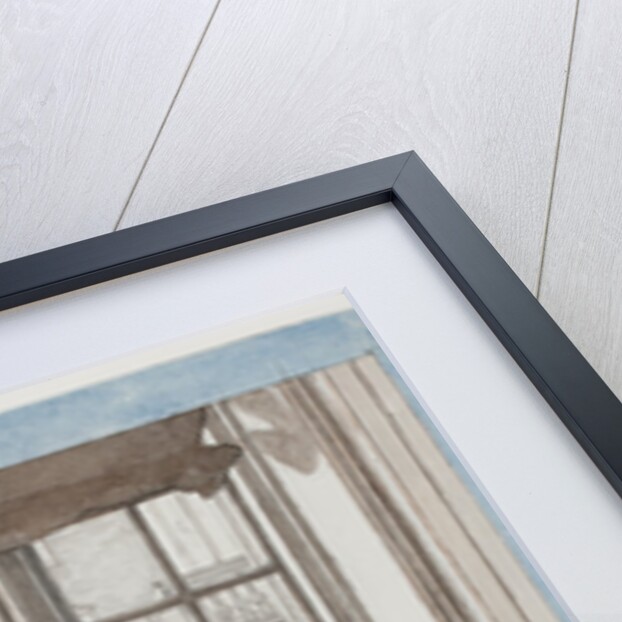 At a Window in the Artist's Studio, 1852 by Christoffer-Wilhelm Eckersberg