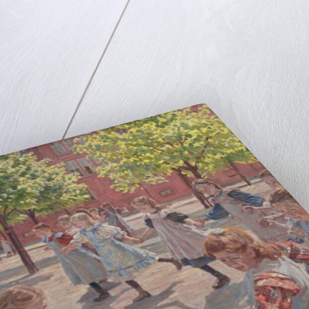 Playing Children, Enghave Square, 1907-08 by Peter Marius Hansen