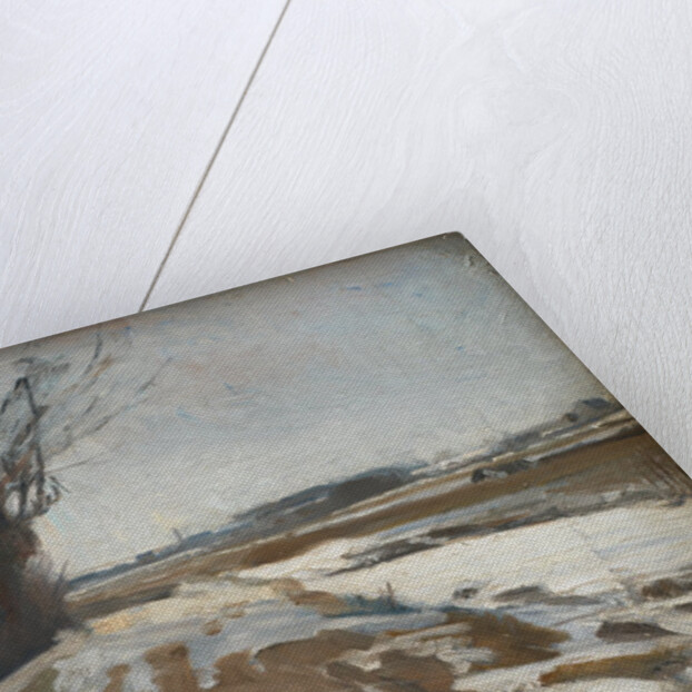 Winter Landscape. Utterslev near Copenhagen, 1887 by Albert Gottschalk