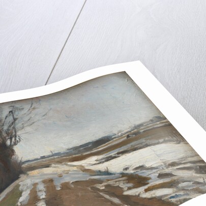 Winter Landscape. Utterslev near Copenhagen, 1887 by Albert Gottschalk