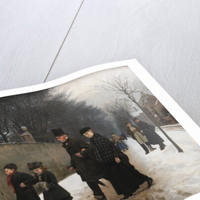 A Funeral, 1883 by Frants Henningsen