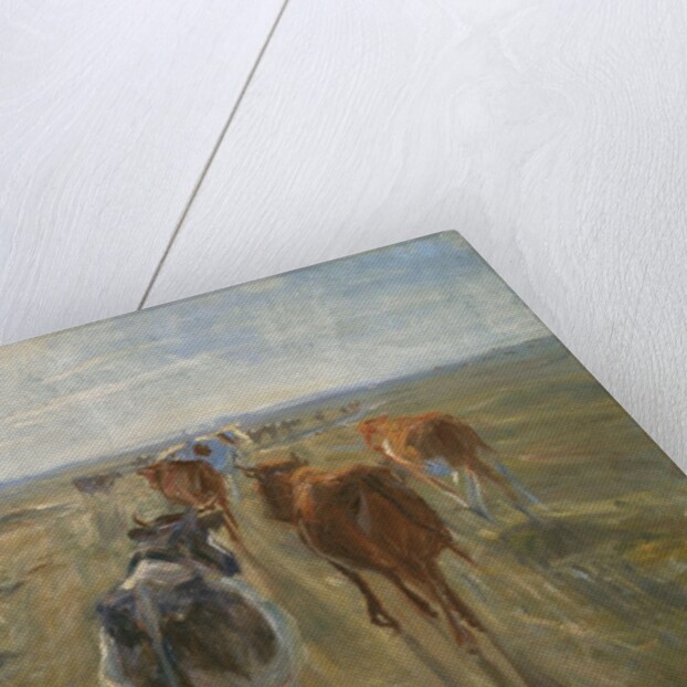 Long Shadows. Cattle on the Island of Saltholm, c. 1890 by Theodor Esbern Philipsen