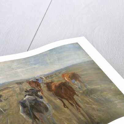 Long Shadows. Cattle on the Island of Saltholm, c. 1890 by Theodor Esbern Philipsen