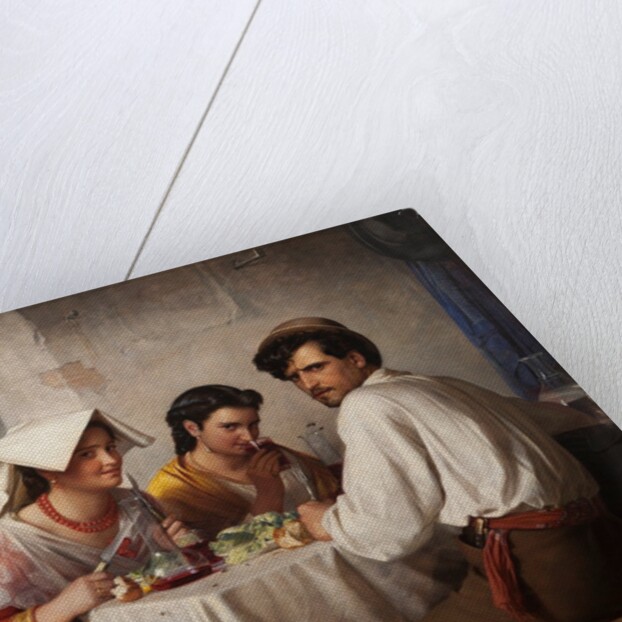 In a Roman Osteria, 1866 by Carl Bloch