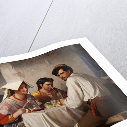 In a Roman Osteria, 1866 by Carl Bloch