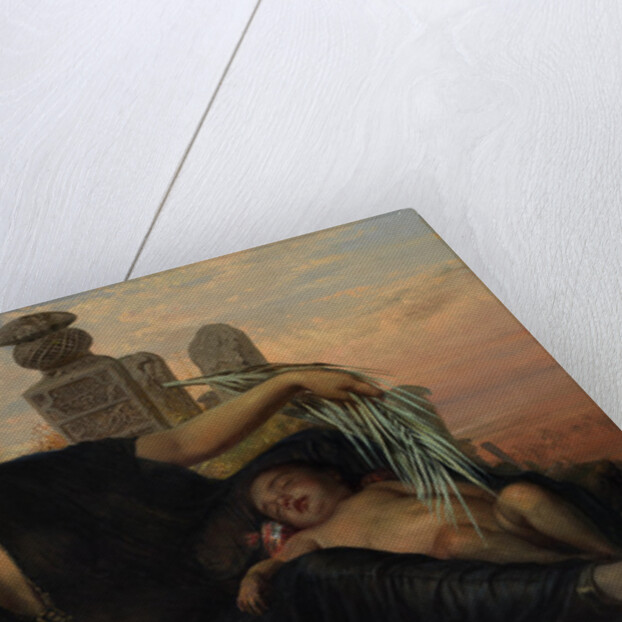 An Egyptian Fellah Woman with her Baby, 1872. by Elisabeth Maria Anna Jerichau-Baumann