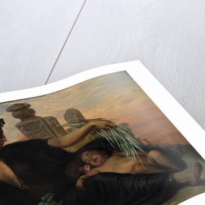 An Egyptian Fellah Woman with her Baby, 1872. by Elisabeth Maria Anna Jerichau-Baumann