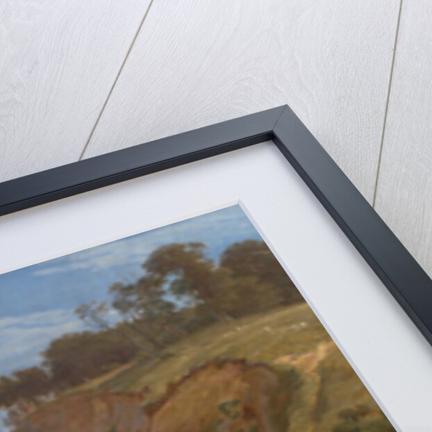 A Danish Coast. View from Kitnæs by the Roskilde Fjord, 1843 by Johan Thomas Lundbye