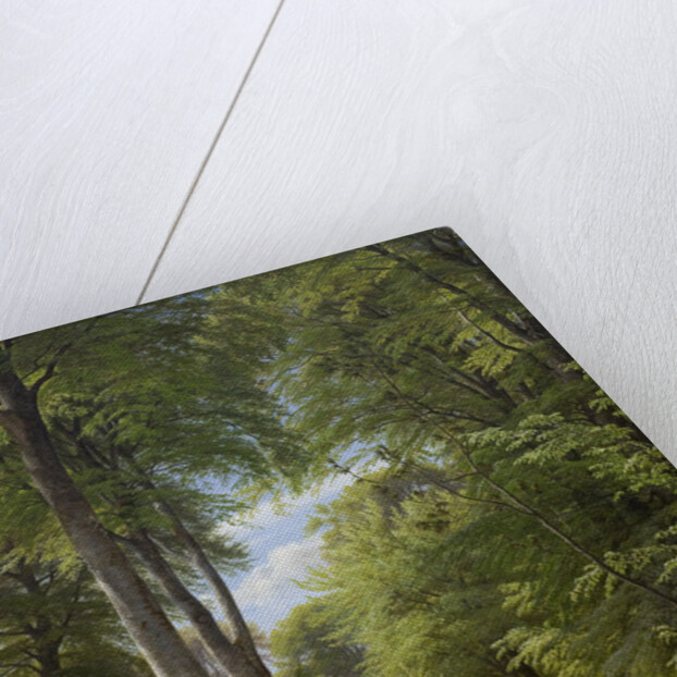 A Beech Wood in May near Iselingen Manor, Zealand, 1857 by Peter Christian Skovgaard