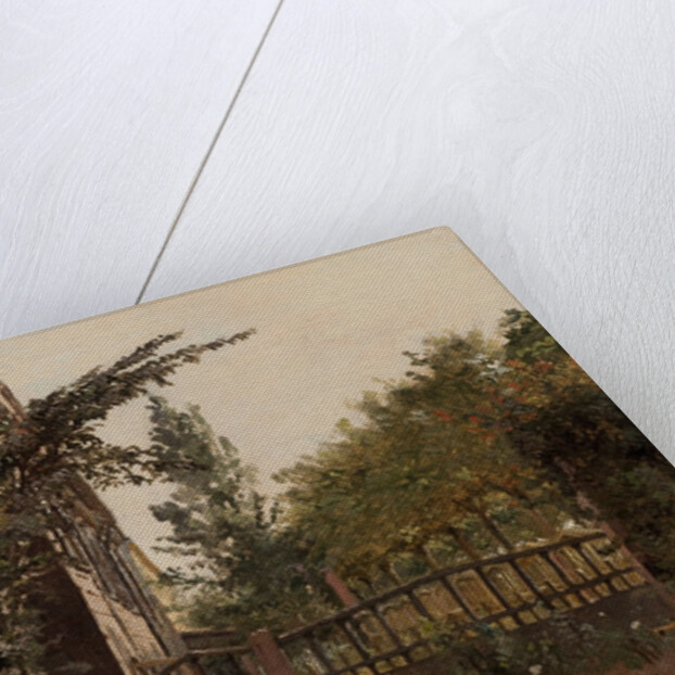 The Garden Steps Leading to the Artist’s Studio at Blegdammen outside Copenhagen, 1845 by Christen Schjellerup Kobke