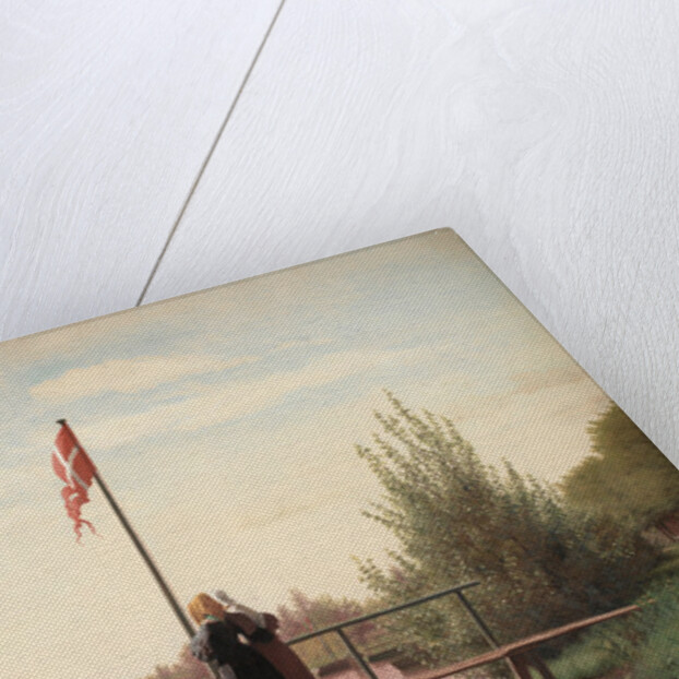 A View from Dosseringen near the Sortedam Lake Looking Towards Nørrebro, 1838 by Christen Schjellerup Kobke