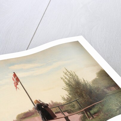 A View from Dosseringen near the Sortedam Lake Looking Towards Nørrebro, 1838 by Christen Schjellerup Kobke