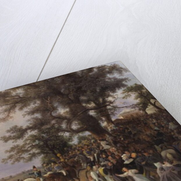 Review in Ladugardsgarde Fields During Tsar Nicholas' Visit in 1838 by Baron Karl-Stefan Bennet