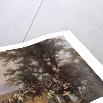 Review in Ladugardsgarde Fields During Tsar Nicholas' Visit in 1838 by Baron Karl-Stefan Bennet