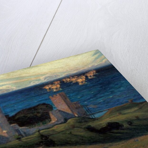 Vision. Scene from Visby, Gotland, 1894 by Sven Richard Bergh