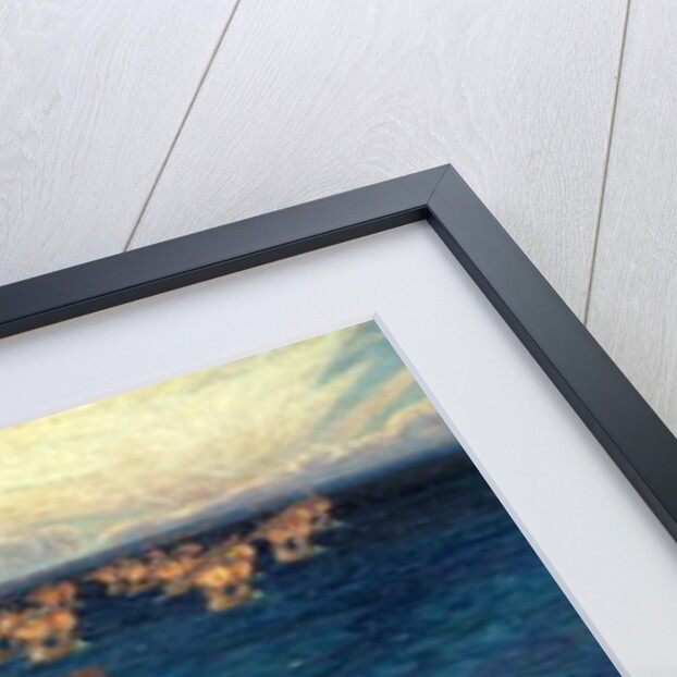 Vision. Scene from Visby, Gotland, 1894 by Sven Richard Bergh