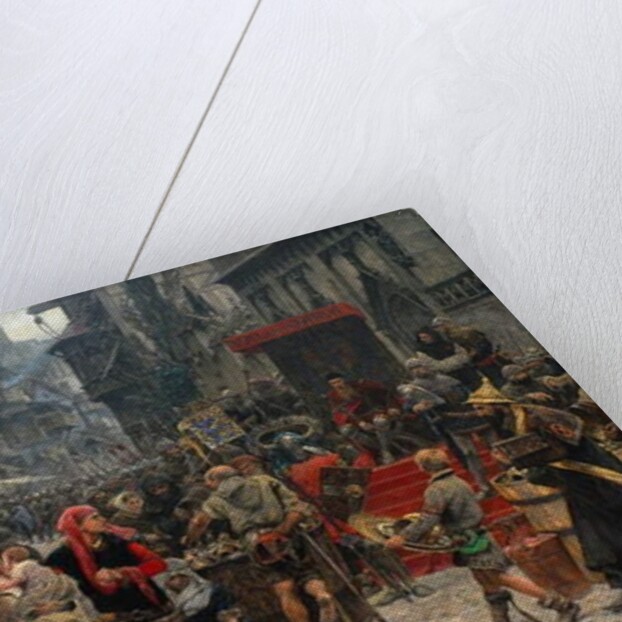 Valdemar IV Atterdag Holding Visby to Ransom, 1361, 1882 by Carl Gustaf Hellqvist