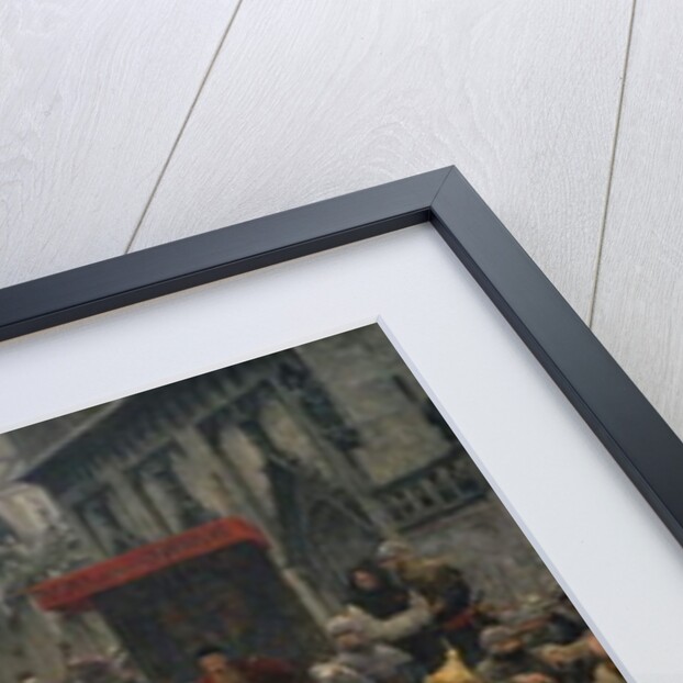 Valdemar IV Atterdag Holding Visby to Ransom, 1361, 1882 by Carl Gustaf Hellqvist