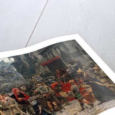 Valdemar IV Atterdag Holding Visby to Ransom, 1361, 1882 by Carl Gustaf Hellqvist