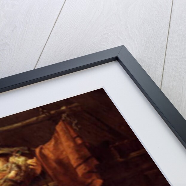 Inside a Laplander's Tent, 1857 by Johan Fredrik Hockert