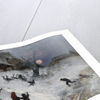 Sledging, 1882 by Bruno Andreas Liljefors