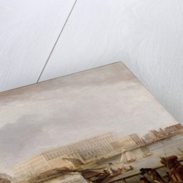 View of Stockholm Palace from Blasieholmen by Elias Martin