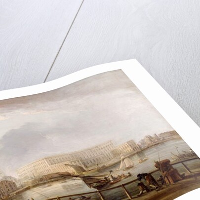 View of Stockholm Palace from Blasieholmen by Elias Martin