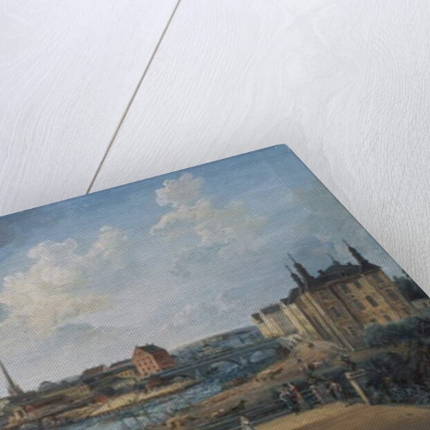 View of Stockholm from the Fersen Terrace with the Palace Makalos by Elias Martin