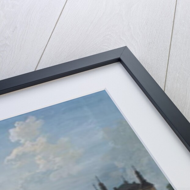 View of Stockholm from the Fersen Terrace with the Palace Makalos by Elias Martin