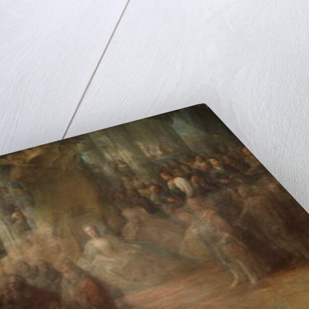 The Coronation of King Gustav III of Sweden by Carl Gustaf Pilo