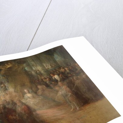 The Coronation of King Gustav III of Sweden by Carl Gustaf Pilo