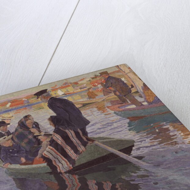 Church Goers in a Boat, 1909 by Carl Wilhelm Wilhelmson