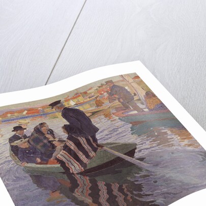 Church Goers in a Boat, 1909 by Carl Wilhelm Wilhelmson