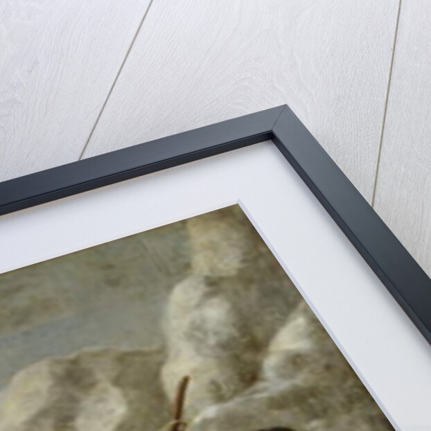 Abraham Renstirna Dressed as a Lapp and his Reindeer by David Klocker Ehrenstrahl