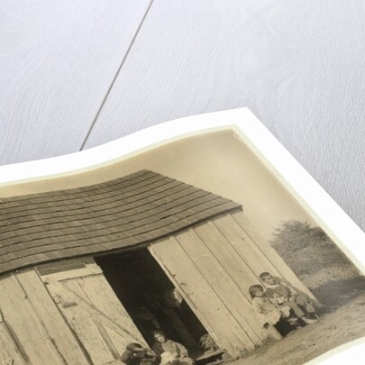 De Marco family shack for cranberry pickers at Forsythe's Bog, Turkeytown, near Pemberton, New Jersey, 1910 by Lewis Wickes Hine