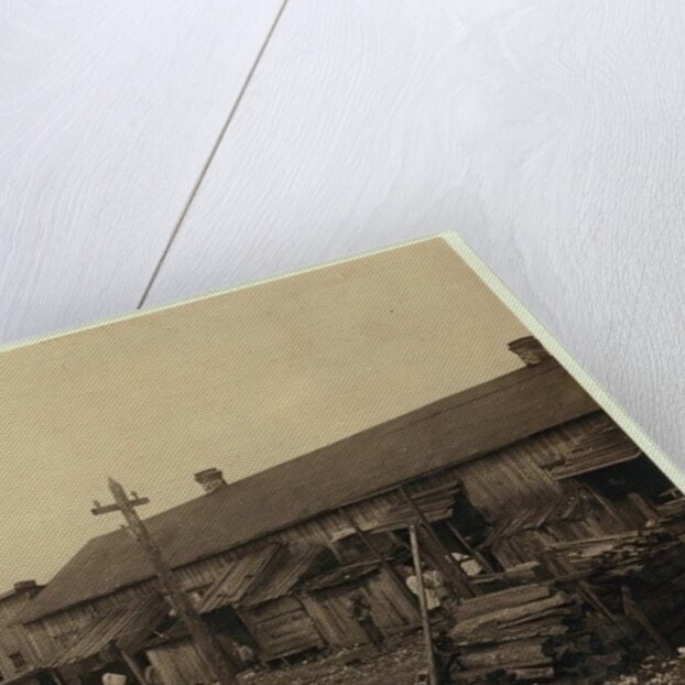 Housing for about 50 employees of Maggioni Canning Co., Port Royal, South Carolina, surrounded by marsh and on an old shell pile, 1912 by Lewis Wickes Hine