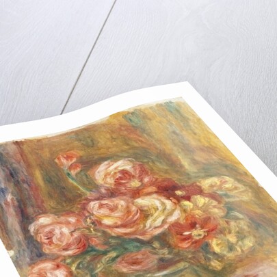 Vase of Roses, 1890-1900 by Pierre Auguste Renoir