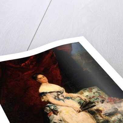 Portrait of Princess Brancaccio-Massimo, 1860-70 by Edouard Louis Dubufe