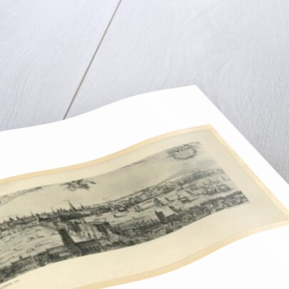 Panorama of London, 1616 by Nicolaes Jansz Visscher