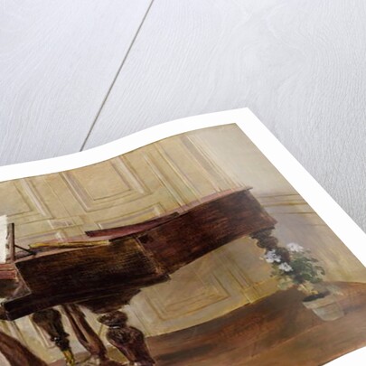 At the Piano, 1887 by Theodore Robinson