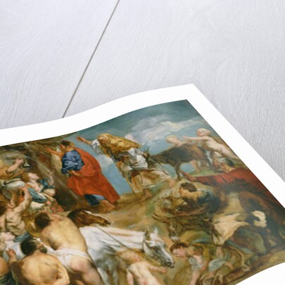 Moses Striking Water from the Rock, c.1645-50 by Jacob Jordaens