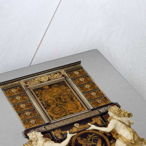 Cabinet on stand with medallions after Jean Varin, c.1675-80 by Andre Charles Boulle