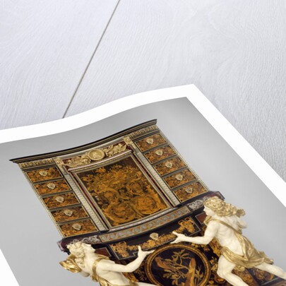 Cabinet on stand with medallions after Jean Varin, c.1675-80 by Andre Charles Boulle