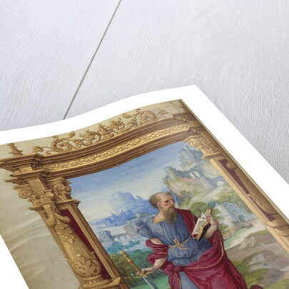 Saint Paul from the Getty Epistles, c.1528-30 by Master of the Getty Epistles