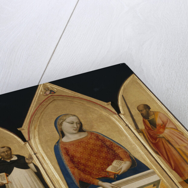 The Virgin Mary with Saints Thomas Aquinas and Paul, c.1335 by Bernardo Daddi