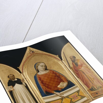 The Virgin Mary with Saints Thomas Aquinas and Paul, c.1335 by Bernardo Daddi