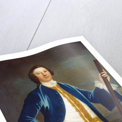 Unidentified British naval officer, c.1745 by John Wollaston